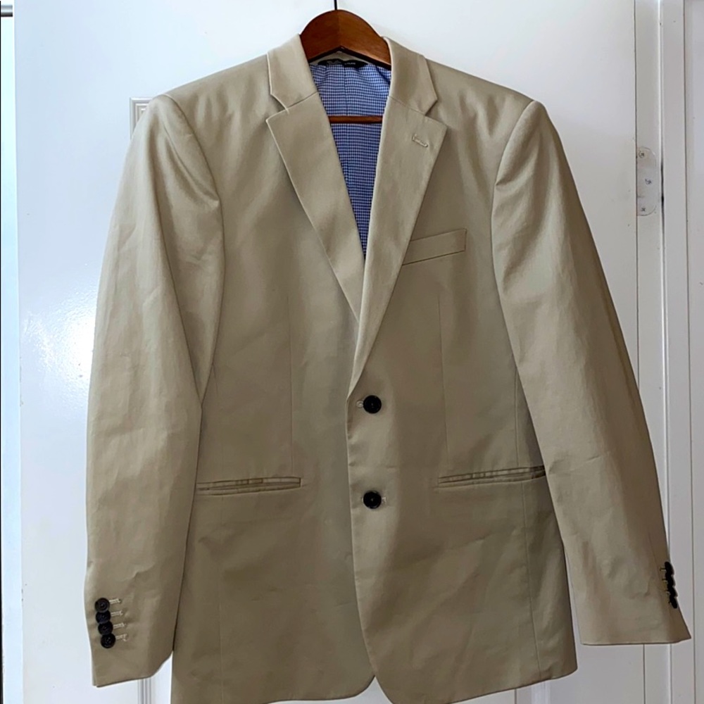 BANANA REPUBLIC COTTON KHAKI BLAZER